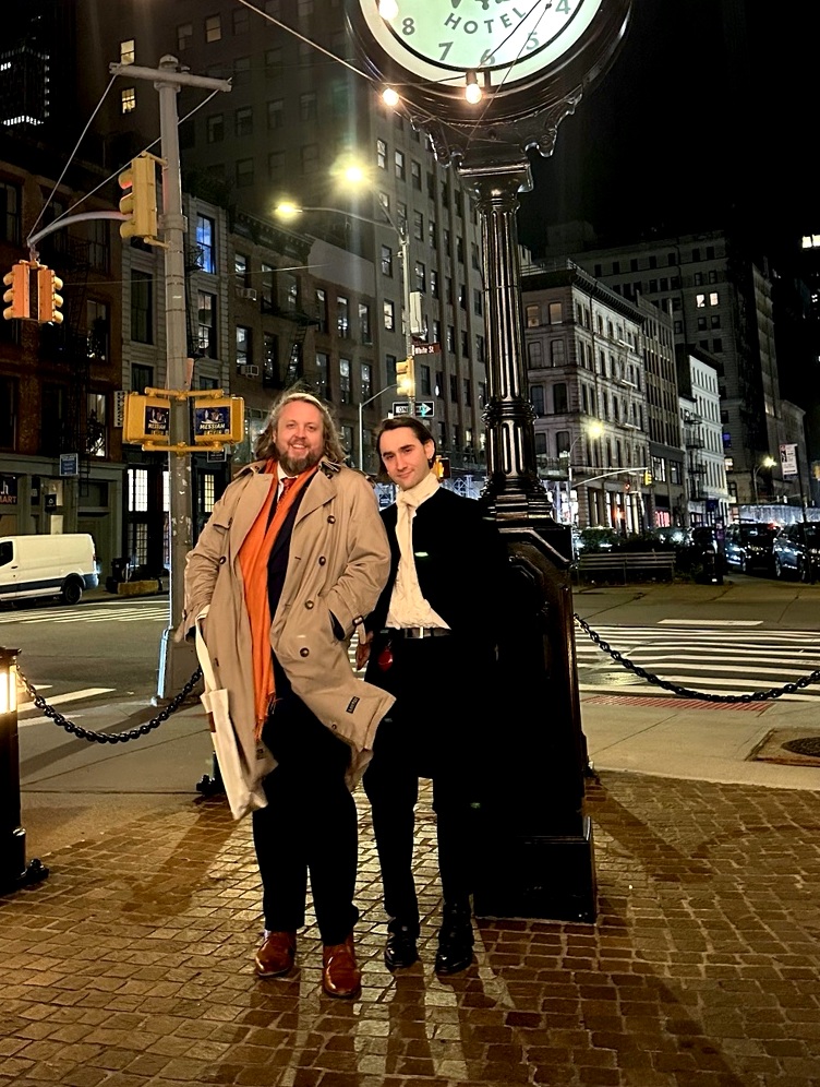 Travis Brock Kennedy and Reed August Jones in New York City.